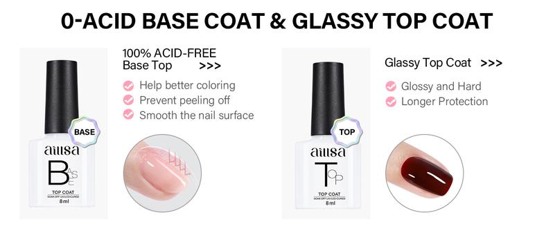 AILLSA 7Pcs Set Jelly Gel Fall Winter Burgundy Nail Polish Kit with Base & Top Coat Cozy Fall Fashion Vibes White Chocolate Purple Brown Soak Off UV Gel Polish Manicure DIY Nails at Home Starter Kit Cutics Cosmetic AILLSA 7Pcs Set Jelly Gel Fall Winter Burgundy Nail Polish Kit with Base & Top Coat Cozy Fall Fashion Vibes White Chocolate Purple Brown Soak Off UV Gel Polish Manicure DIY Nails at Home Starter Kit Cutics Cosmetic