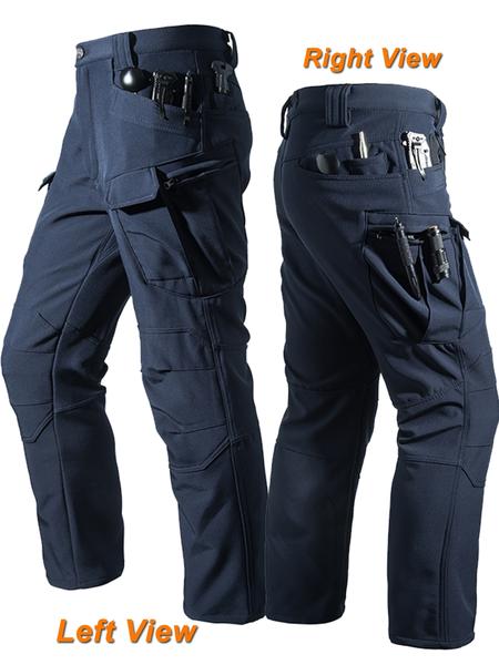 Men's Tactical Fleece Lined Cargo Pants, Autumn Winter Outdoor Multi-Pocket Workwear, Warm Lightweight Durable Scratch-Resistant Hunting Shooting Hiking Pants Men's Tactical Fleece Lined Cargo Pants, Autumn Winter Outdoor Multi-Pocket Workwear, Warm Lightweight Durable Scratch-Resistant Hunting Shooting Hiking Pants
