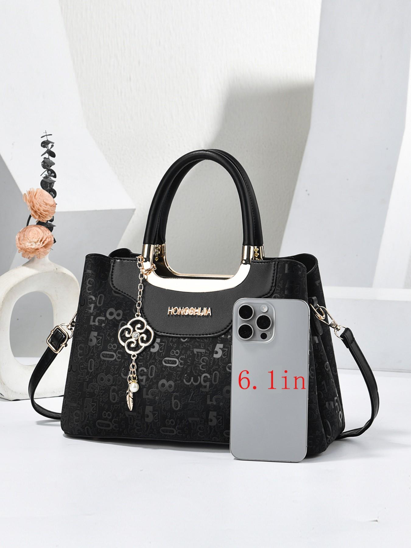 Women's Fashion Shoulder Bag Set, Casual Crocodile Print PU Material, Versatile Three-Piece Bundle for Daily Use, Perfect Gift Idea