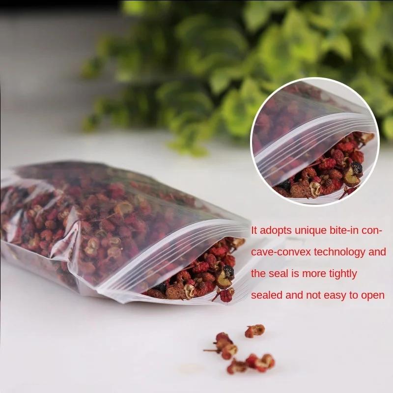 100 PCS Small Plastic Ziplock Bags Resealable Transparent Jewelry Shoe Bag Vacuum Storage Bag Food Storage Bag Poly Clear Bags