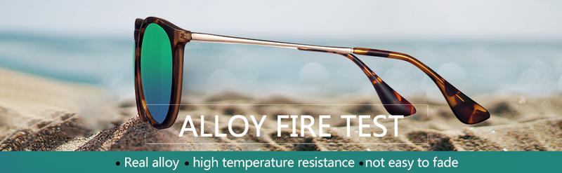 CHBP Sunglasses,Unisex Polarized Glasses, UV Protection Trendy Vintage  Sunglasses,Summer Retro Round Mirrored Lens Fashion Sunglasses,Travel Accessorie, Valentine Gifts for Her Him