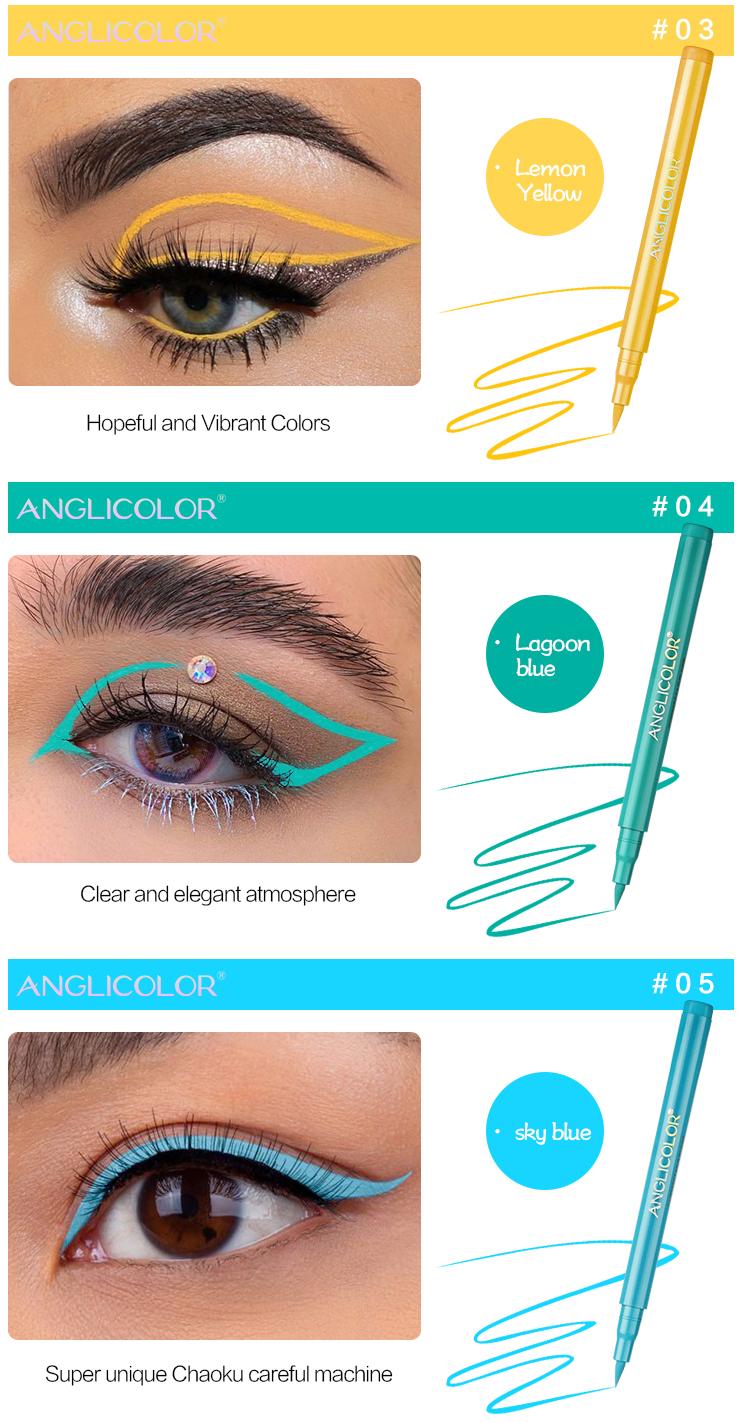 12 color set liquid eyeliner quick-drying waterproof long-lasting sweat-proof liquid eyeliner anti-smudge eyeliner set 12 color set liquid eyeliner quick-drying waterproof long-lasting sweat-proof liquid eyeliner anti-smudge eyeliner set