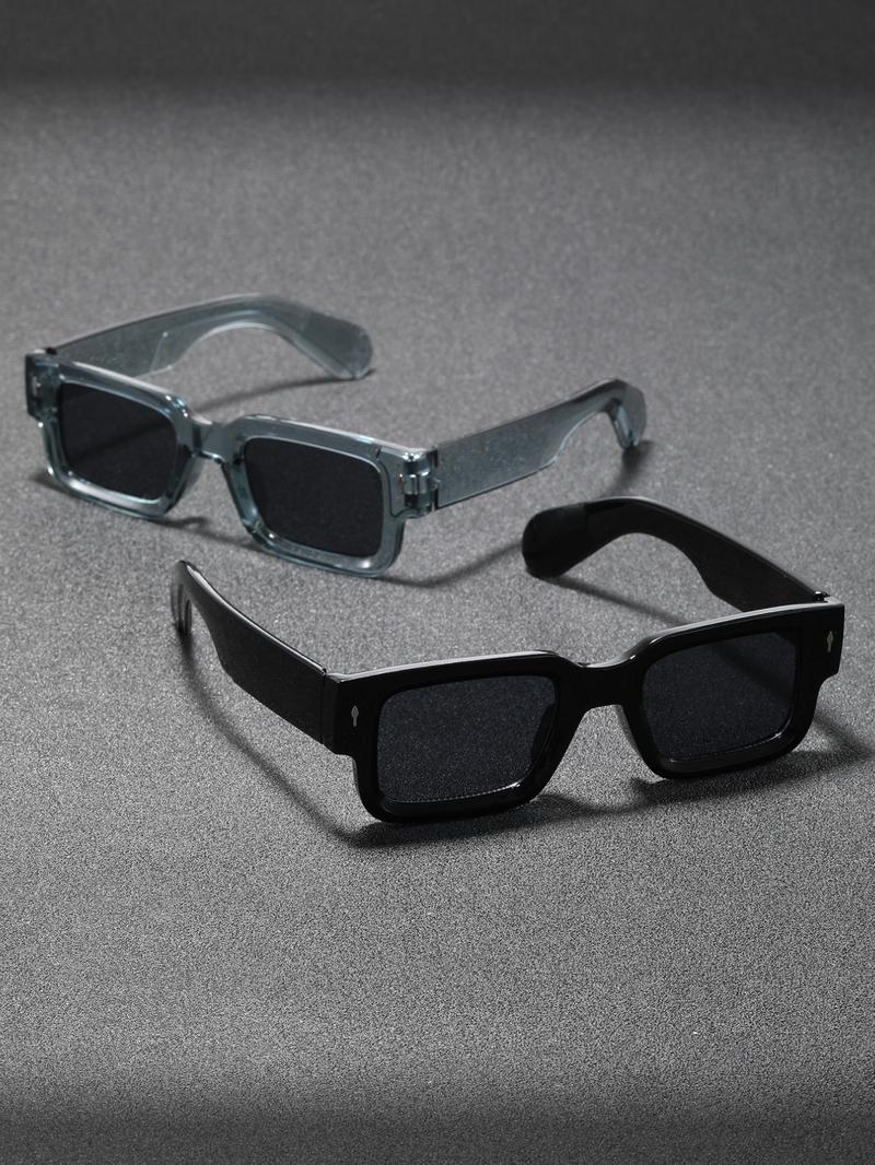 Classic Elegant Men's Sunglasses, Classic Shades, Perfect for Dating, Outdoor Casual Activities, Driving, 1-2 Pairs