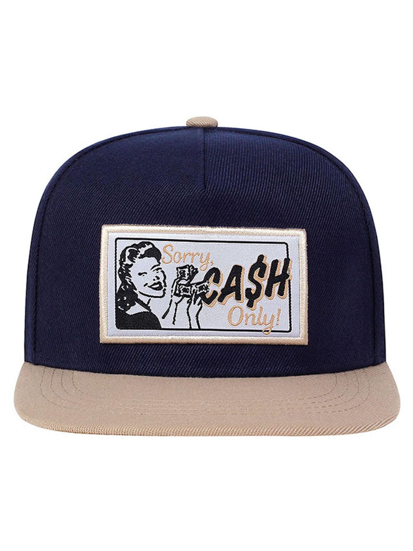 2026 Fashion and Personalized New Baseball Hat CASH Women's Labeling Embroidered Skateboarding Hat Street Creative Hip Hop Hat Outdoor Leisure Sports Sunshade Hat Daily Commuter Decorative Hat Male Female Same Style Flat Edge Hat