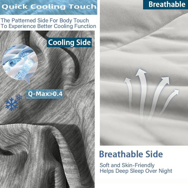 Multi-color Solid Summer Quilt, Texture Quilted Cooling Design, Skin-friendly Soft Not Easy to Deform, Great for Home Air-conditioned Room Nap