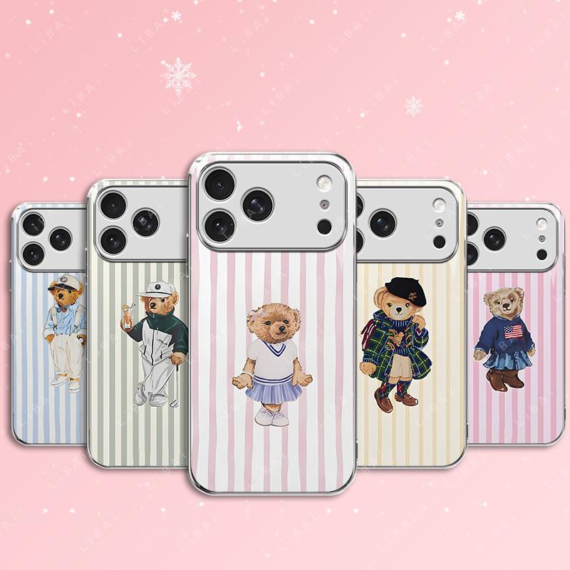 Suitable for [iPhone 17 Pro Max] high-end women's phone case🤩，a variety of fun bear patterns are available to choose from✨🥰，drop-resistant, affordably priced，fingerprint-resistant  995