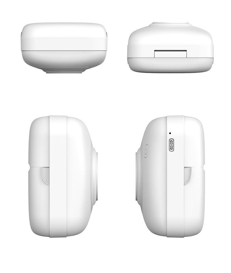 Mini Printer: Inkless Wireless Portable Cute Design, Supports Photo Text Web Bill Printing, Essential Daily Carry Instant Print Device, Thermal Label Printer