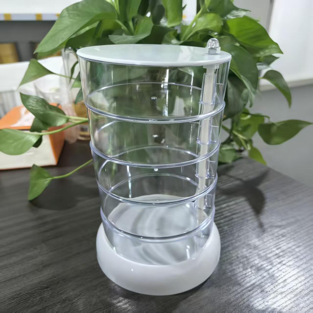 Large Capacity New Hair Accessory Storage Box, Suitable for Headbands Elastic Bands Clips, Desktop Organizer Jewelry Box