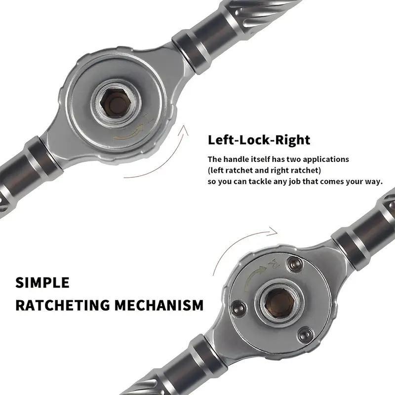 30-In-1 Multi-Function Ratchet Screwdriver Set, Hex Key Coverage, Ideal for Daily Repairs, Comprehensive Tool Kit for Home Use