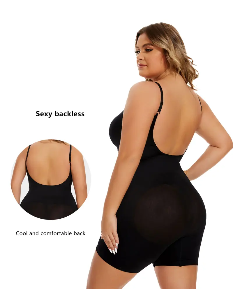 Product Introduction of VVL Seamless Shapewear for Women Butt Lifting and Tummy Control Bodysuit Vest with Spaghetti Straps Daily Fashion Minimalist Style 10