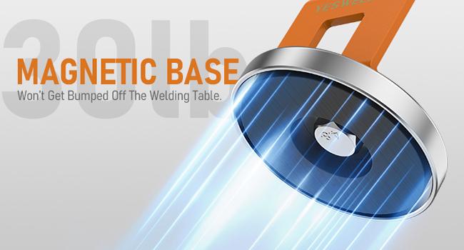 YESWELDER Magnetic TIG Welding Gun Holder | Welder Stand for TIG Torch & Plasma Cutter Torch with Strong Magnet Base