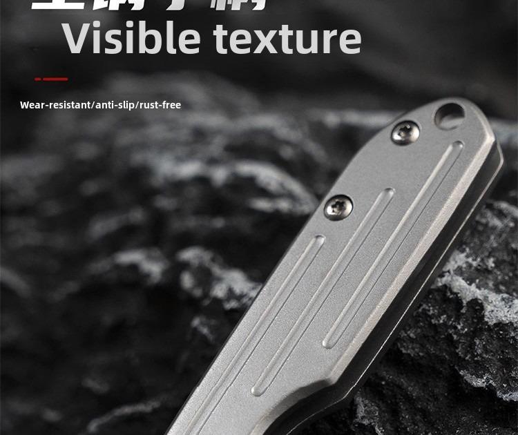 3 camping stainless steel fruit knives high hardness sharp folding knives outdoor multi-function self-defense portable survival knife men's gift