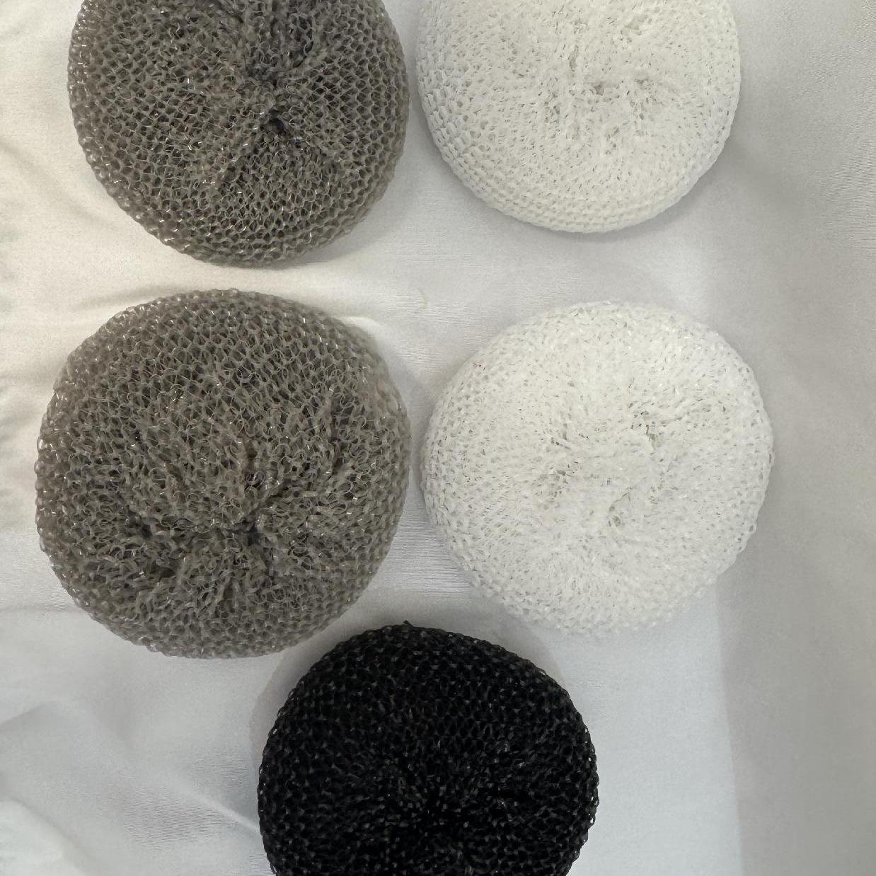 5 Fiber Cleaning Balls Minimalist Style, Oil Removal & Stain Removal, No Shedding, Safe for Pots, Home Kitchen Daily Clean