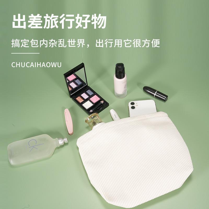 New Miffys Woman Corduroy Makeup Bag Female Cute Toiletry Bags Girl Kawaii Travel Portable Zipper Storage Wash Bag Birthday Gift