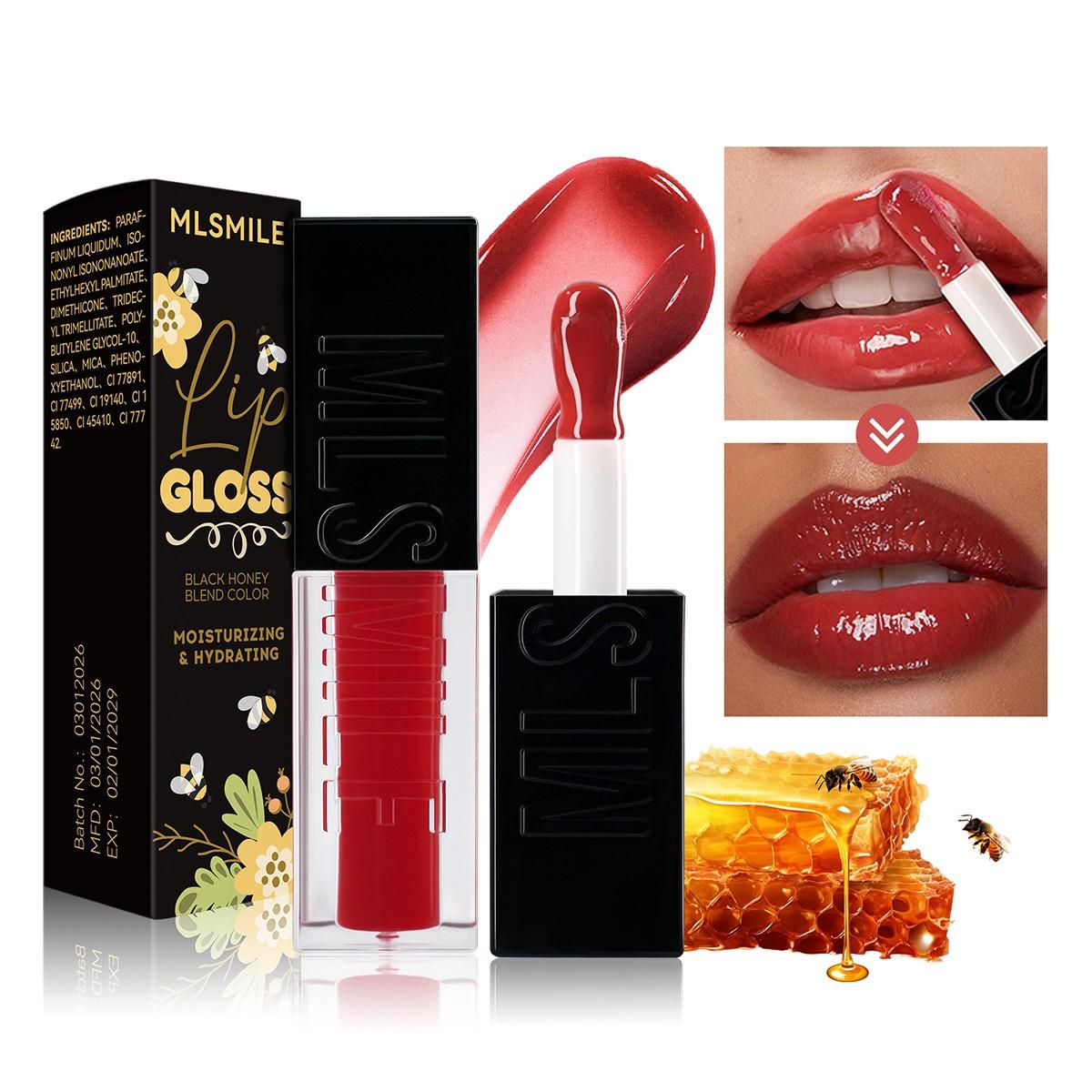 Honey Lip Gloss, 3 Color Options, Moisturizing & Nourishing, Multi-Functional Beauty Item, Perfect Valentine's Day Gift