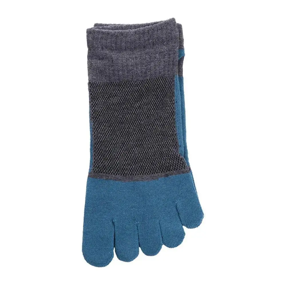 Pure Cotton Five Finger Socks Mens Sports Breathable Comfortable Shaping Anti Friction Men's Socks With Toes EU 38-44