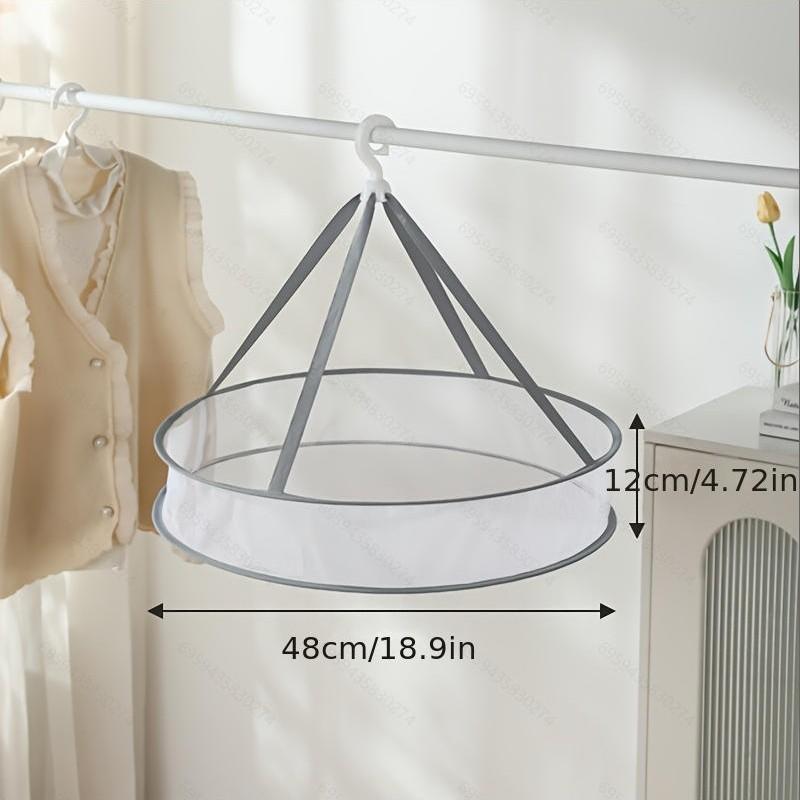 Single Layer Laundry Net for Socks, Anti-Deformation Drying Rack, Woolen Sweater Holder, Clothes Basket, Practical Hanging Mesh