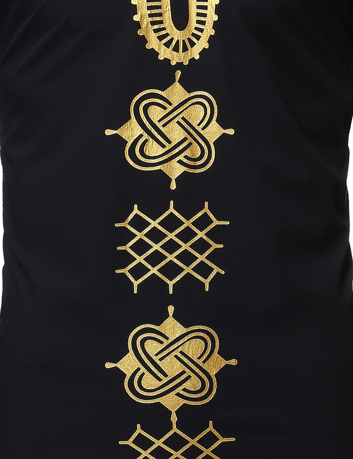 ZEROYAA Men's Africa Stand-up Collar Long Sleeve Dashiki Shiny Pattern Printed Dazzling Shirt Ethnic Elastic fathers day gift for boyfriend father's day shirts memeshirts funny shirts father's dad gifts black people