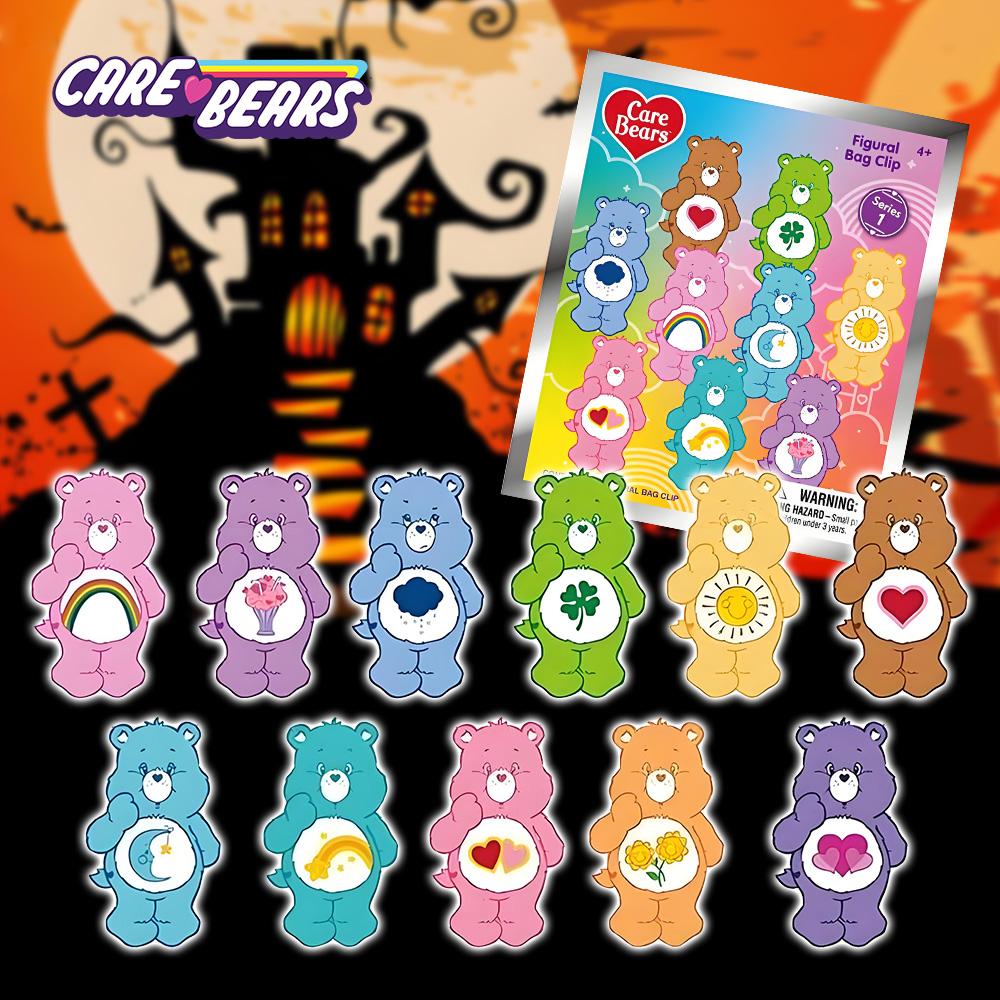 Care Bears Officially Licensed 3D Cute Doll Blind Bag Keychain Blind Box Key Ring Cheer Friend Wish Bear Bedtime Bear Bag Clip Anniversary Birthday Christmas Halloween Surprise Gifts Surprise Bags  Key Chain For Friends Family Care Bears Fan Favorite