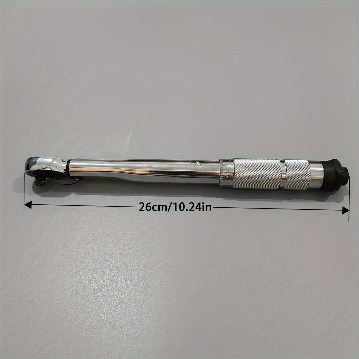 Adjustable Torque Wrench, Pre-Set Adjustable Wrench, 1/4 Inch Drive, Durable Construction, Ideal for Mechanics & DIY Projects