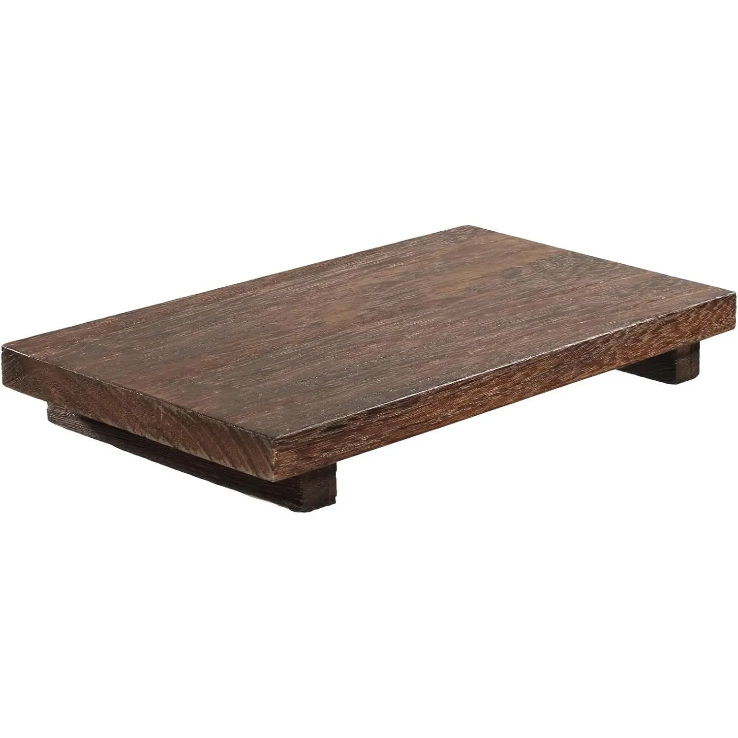 Wood Riser Pedestal Stand, 12 x 7'' Wood Riser for Kitchen Counter
