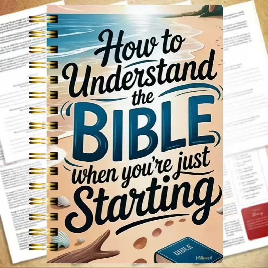 Bible Study Plan Guide, 52 Week Cycle, Includes Registration, Reading, Prayer, Exploring Bible Power, Spiral Bound Planner, Bible Journal, Size 13.97x21.08 Cm