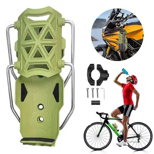 360° Rotatable Bicycle Cup Holder, Universal Motorcycle Drink Bottle Holder, Adjustable Bike Water Bottle Cage for All Bikes Scooters Strollers