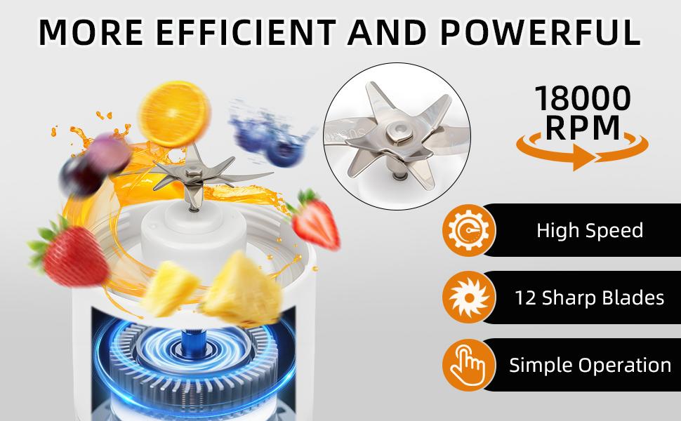Digital Juicer Blender - Smart LED Display, Diet-Friendly，Leak Proof Design， healthy lifestyle