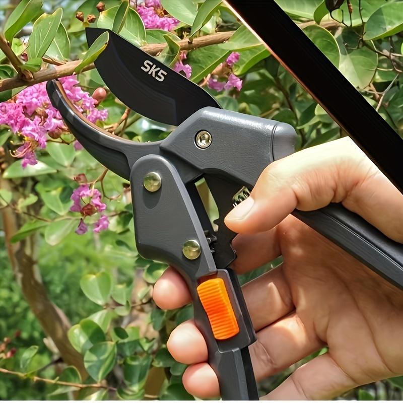AOYADA Heavy Duty Pruning Shears -Powerful Garden Shears with Ergonomic Design for Effortless Pruning - Hand Tool for Landscaping, Flower Beds & Fruits Pruning Shears for Gardening Heavy Duty - Increases Cutting Power 3x - Anvil Garden Clippers