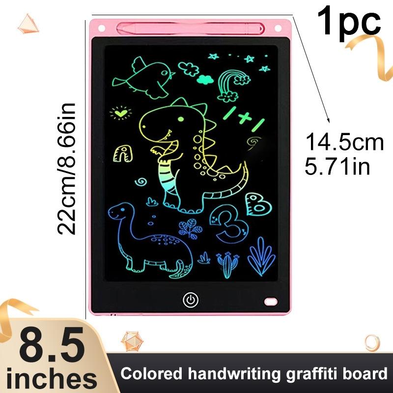 LCD Writing Tablet with Colorful Screen, Drawing & Stylus, Battery-Powered, Educational Board Game, Ideal Gift, Interactive Learning Tool