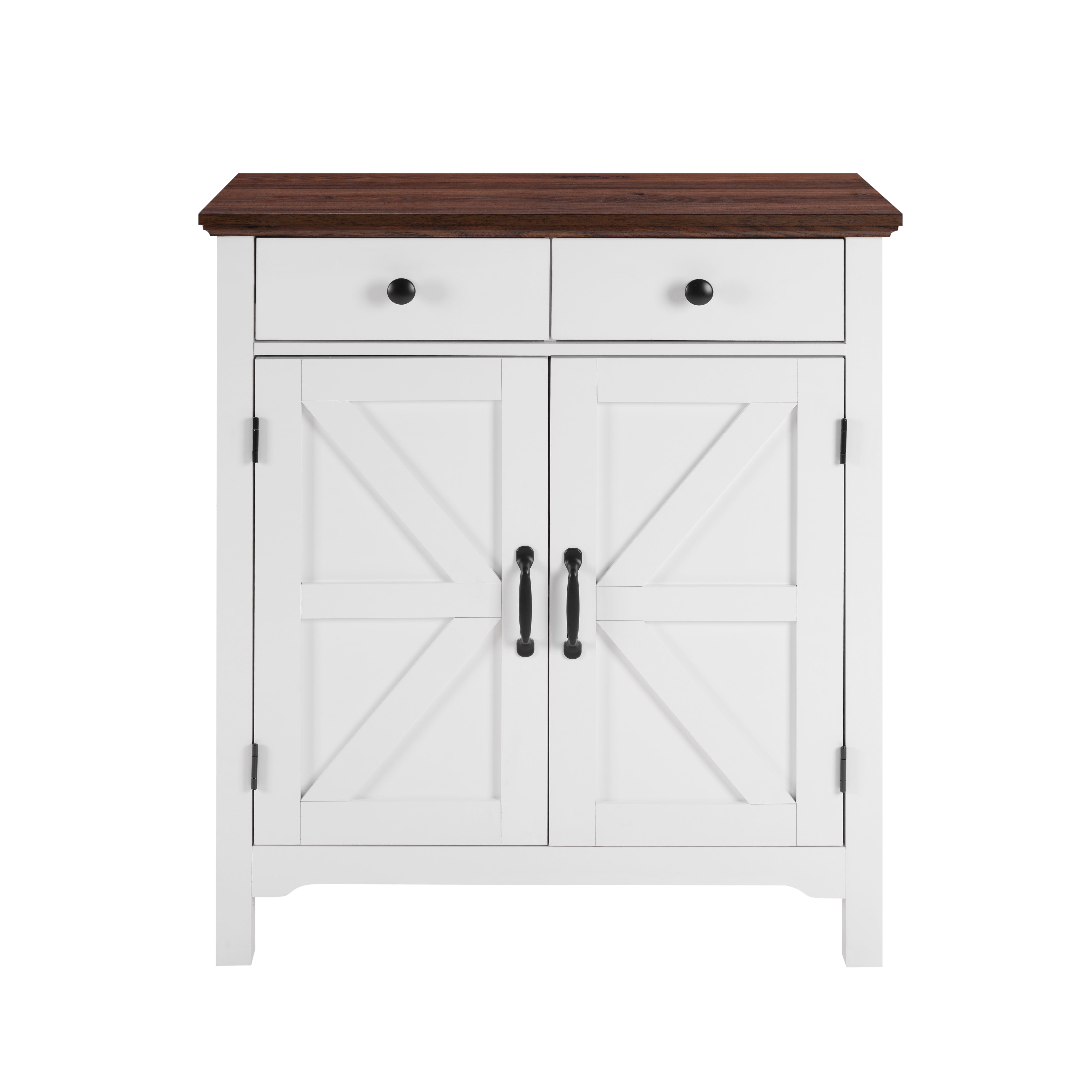 【TikTokShopBlackFriday】【Clearance】Storage Cabinet with Doors, Modern Buffet Sideboard with Adjustable Shelf, Wood Grain Accent Cabinet for Living Room, Kitchen, Dining Room, Entryway