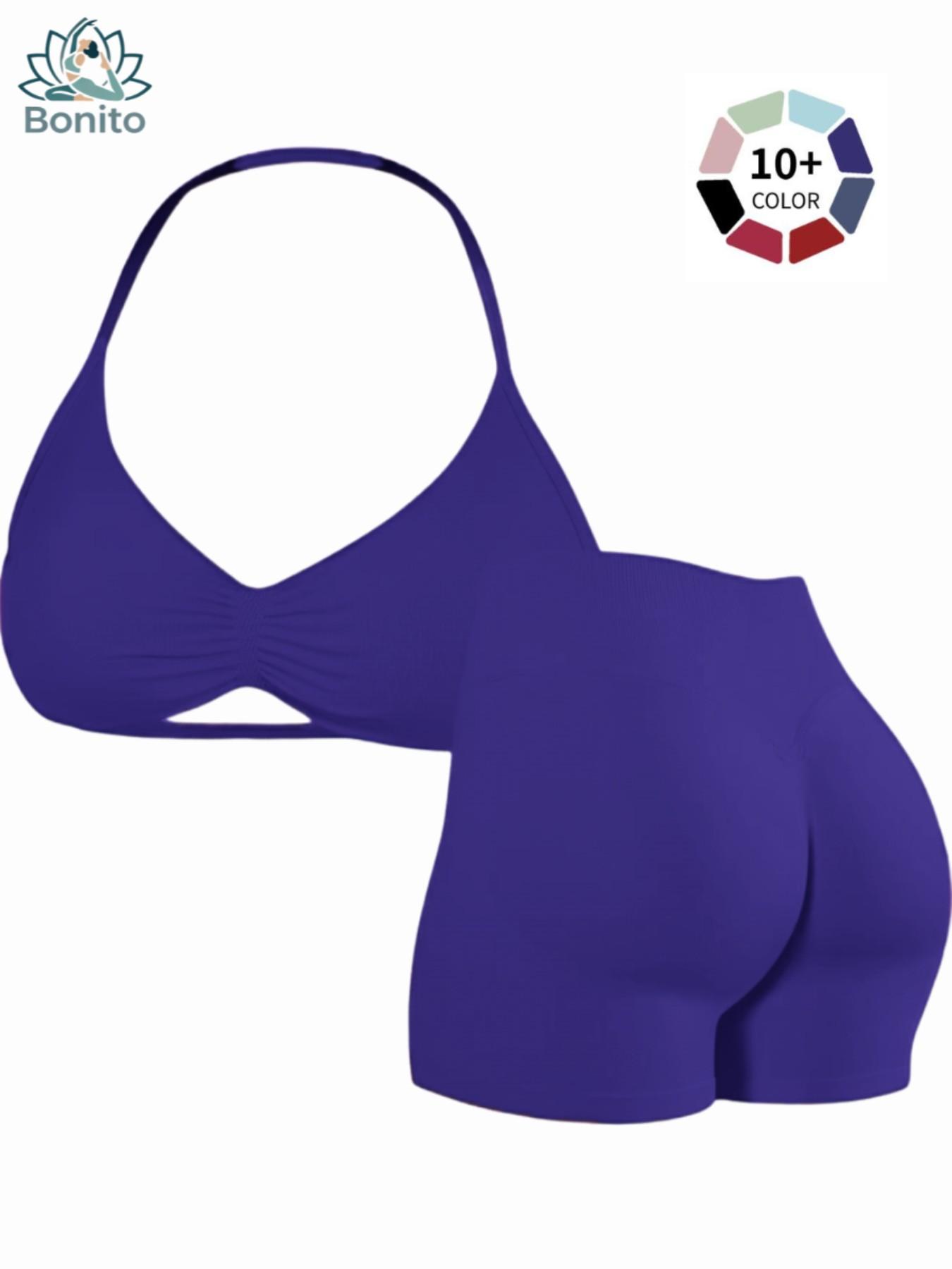 New Women's Sporty Yoga Set, High-Waisted Tight-Fitting Shorts and Tank Top, Summer Fitness Outfit for Running and Gym Workouts, All Season Activewear, Fitness Clothes, Fitness Apparel