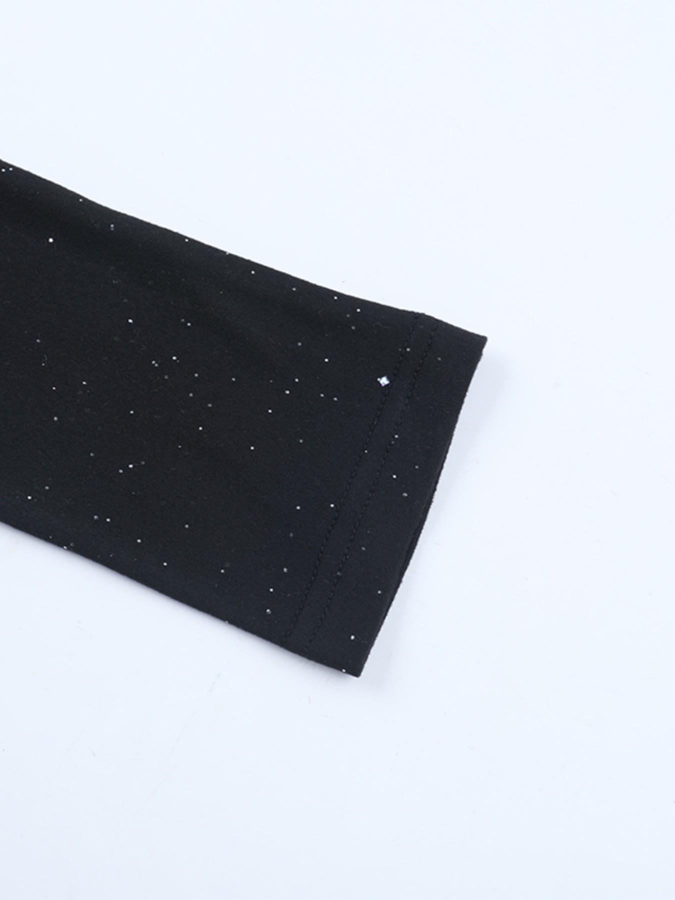 Women's Sequined High Slit Dress, Party Dress, Elegant Fitted Design, Spring & Fall Fashion, Perfect for Parties and Events