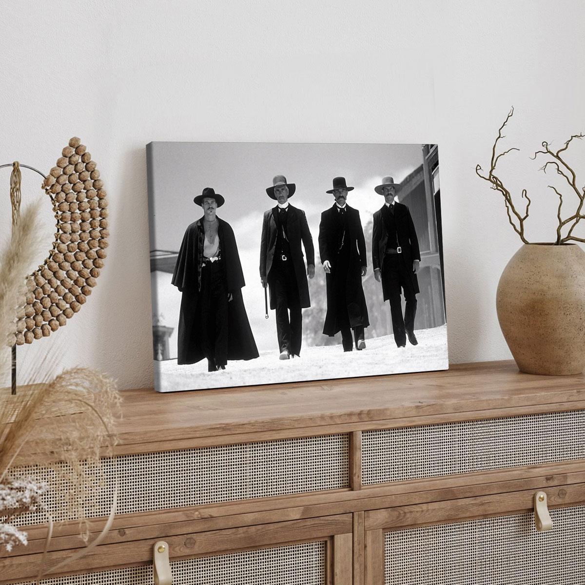 Tombstone 1993 Movie Poster, Canvas Art Poster & Wall Art Painting, Modern Home Bedroom Decor Poster, Hallway Office Mural, Ideal Gift