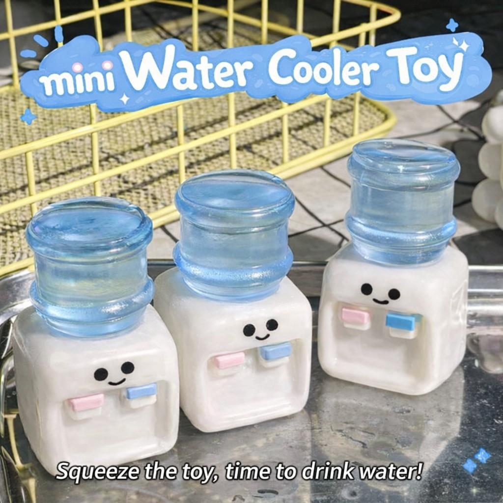 Cute Simulation Drinking Machine, a squeezable sensory toy with a soft, bouncy texture. Perfect for stress relief in various settings, a fun social icebreaker, and a creative desktop decoration.