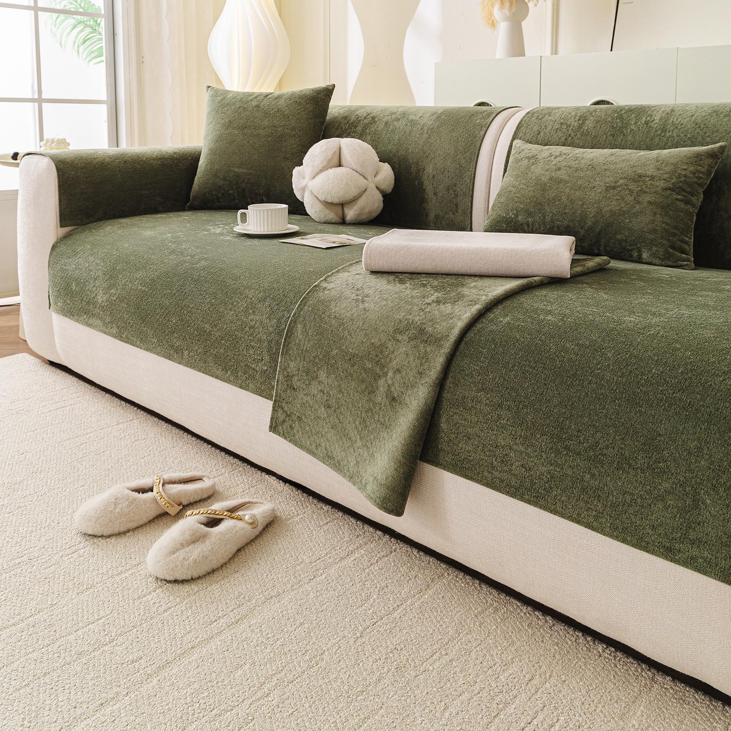 1pc Waterproof Sofa Pad, Soft Cloud-Like Fabric, Machine & Hand Washable, Reusable, All-Season, Fits Single to Five-Seater Sofas