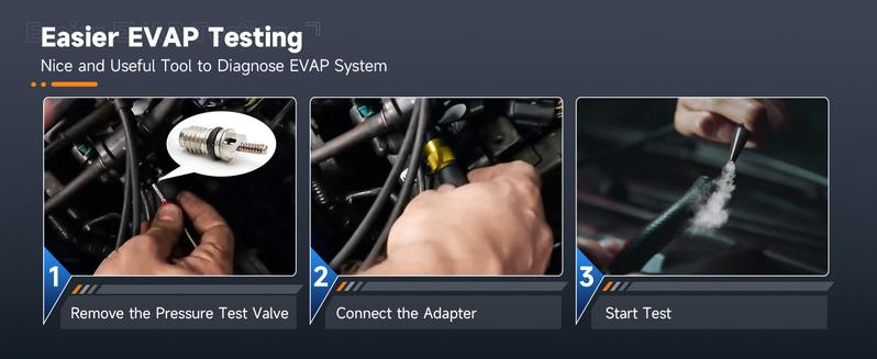FOXWELL SD101 Professional Automotive Smoke Leak Detector with Built-in Air Pump for Car Fuel System Diagnosis & Leak Detection