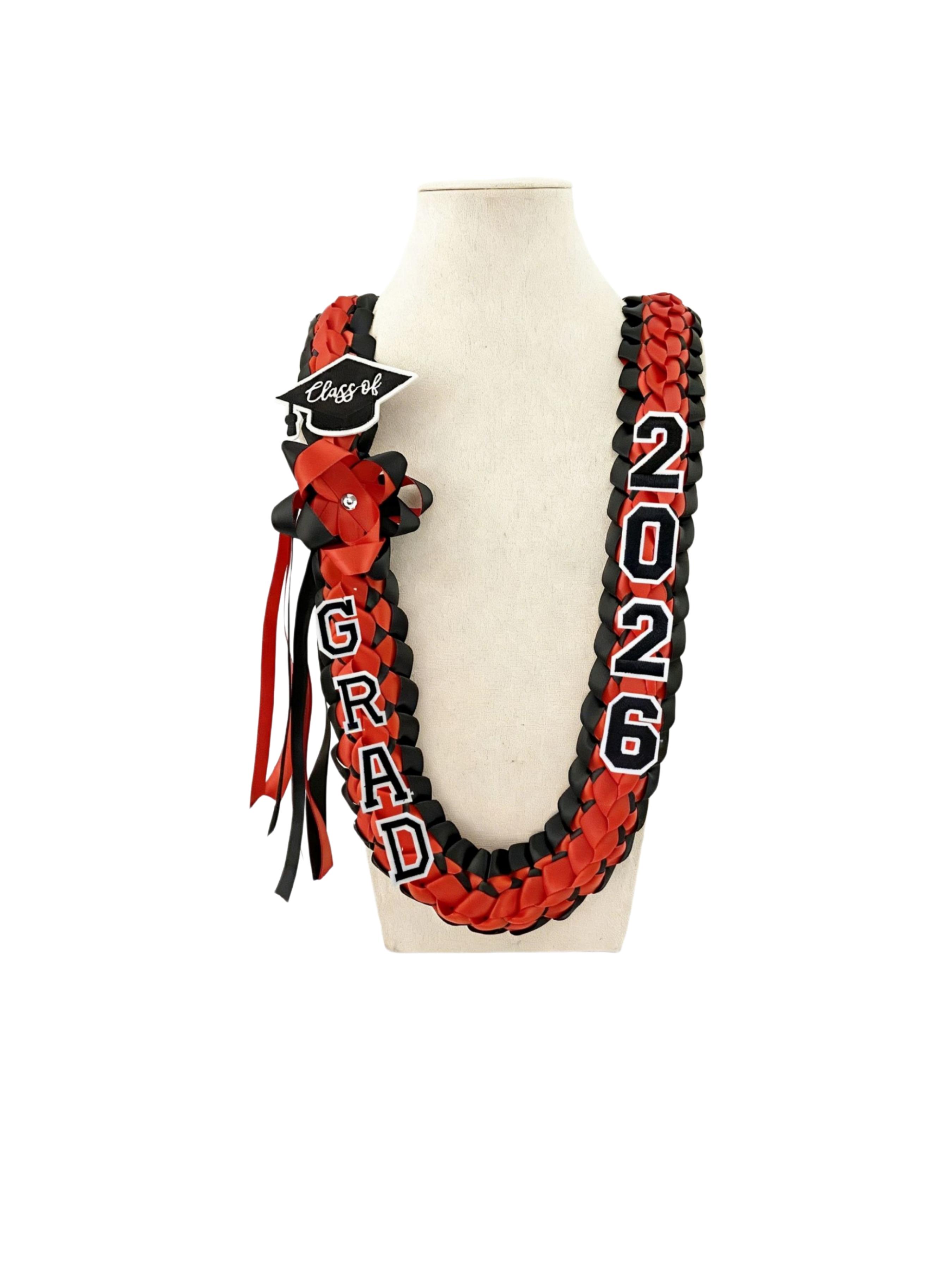 2026 Graduation Party Discount, Handmade Woven Band with Grad Letter and Hat Charm, Adjustable Graduation Money Belt