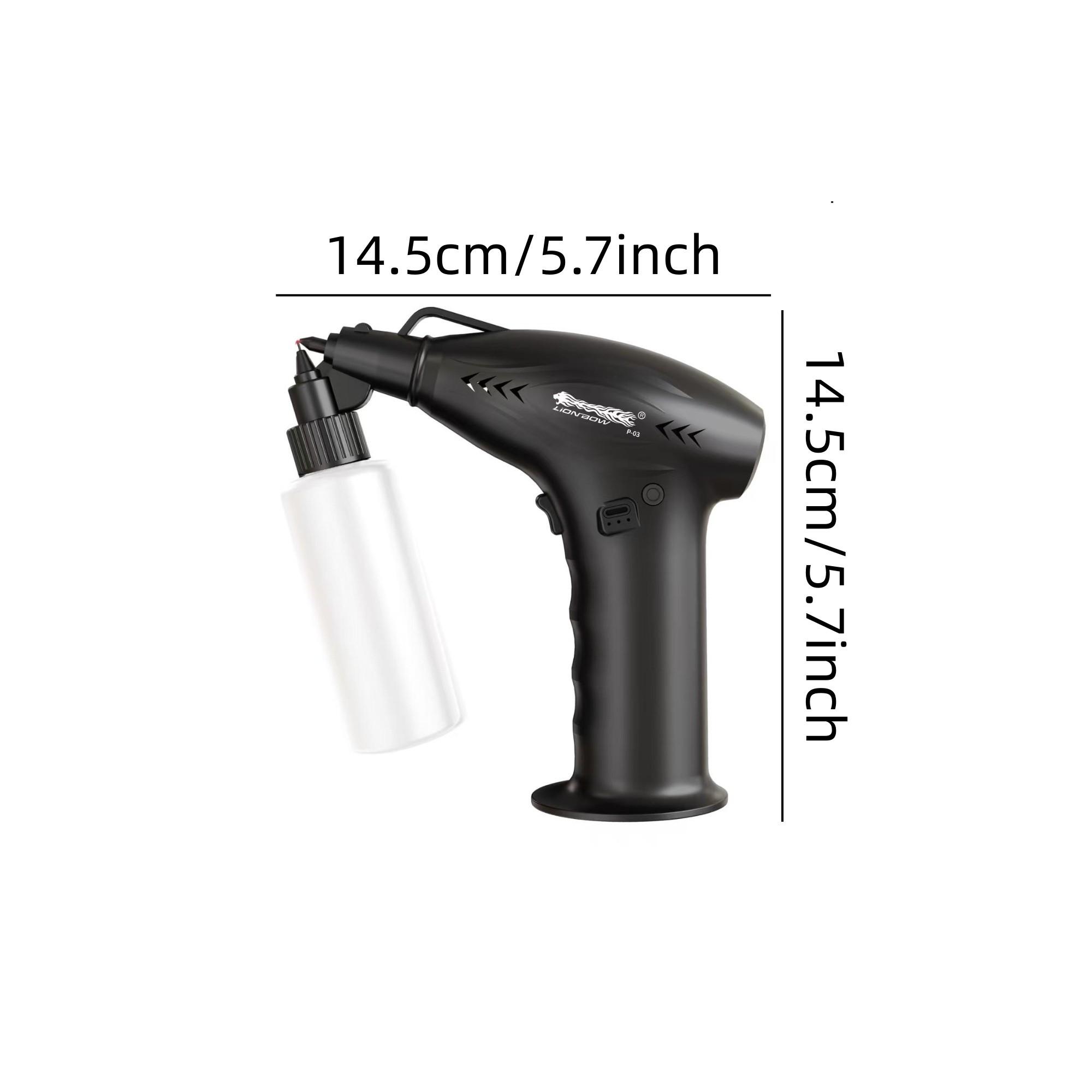 Electric Spray Paint Gun Set, Handheld Paint Sprayer, Dual Nozzle Types, Rechargeable Battery, Adjustable Three Speeds, Ideal for Car Painting and Repair, Cordless Paint Sprayer