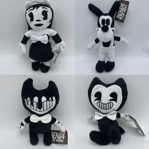 Hot 25/30cm Plush Bendy Doll And The Plush Ink Machine Toys StuffedThriller Game Plush Doll Soft Toys For Christmas Present Gift