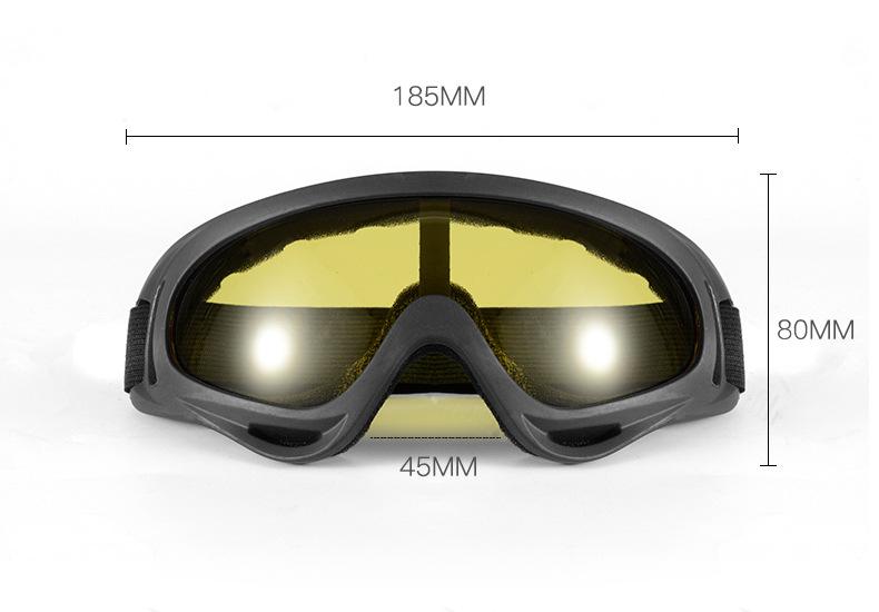 Outdoor cycling goggles, outdoor riding goggles, motorcycle goggles, sports Harley tactical windproof mask, outdoor sports sunshade and wind-sand protection goggles