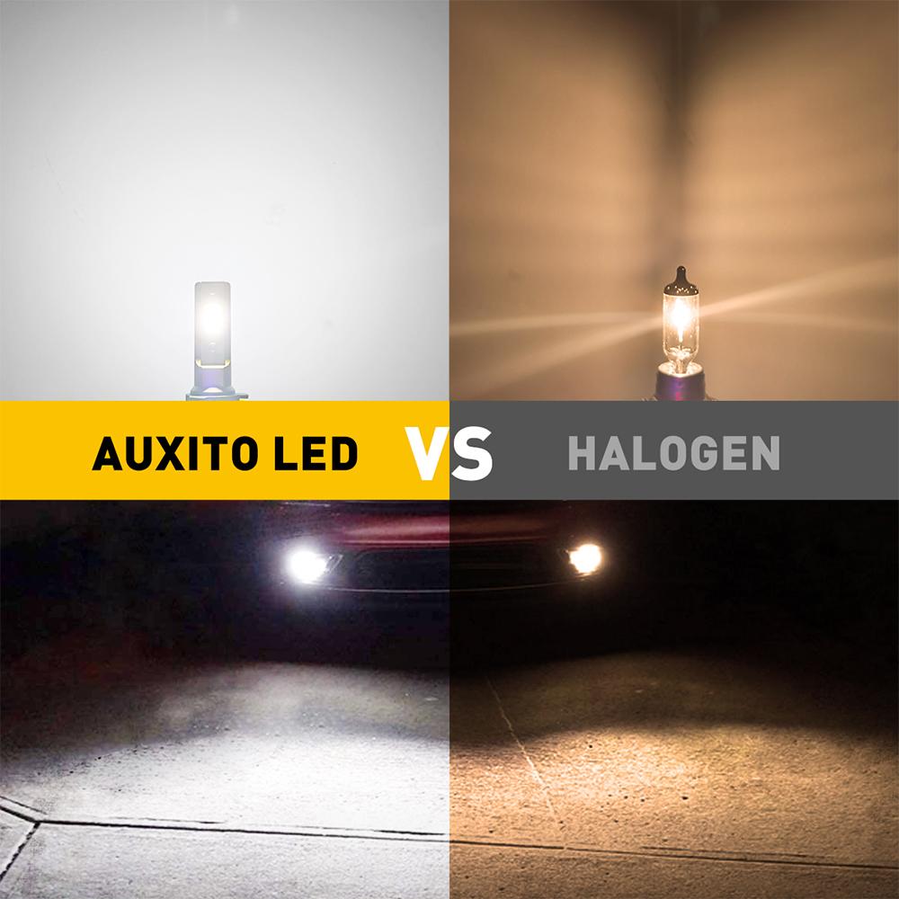 AUXITO H11/H8/H16 LED Fog Light Bulbs or DRL, 6000 Lumens 6500K Cool White Light/3000K Amber Yellow Light, 300% Brightness, CSP LED Chips Fog Lamps Replacement for Cars, Play and Plug (Pack of 2) AUXITO H11/H8/H16 LED Fog Light Bulbs or DRL, 6000 Lumens 6500K Cool White Light/3000K Amber Yellow Light, 300% Brightness, CSP LED Chips Fog Lamps Replacement for Cars, Play and Plug (Pack of 2)