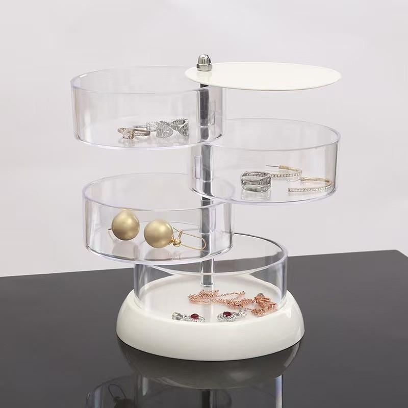 Large Capacity New Hair Accessory Storage Box, Suitable for Headbands Elastic Bands Clips, Desktop Organizer Jewelry Box