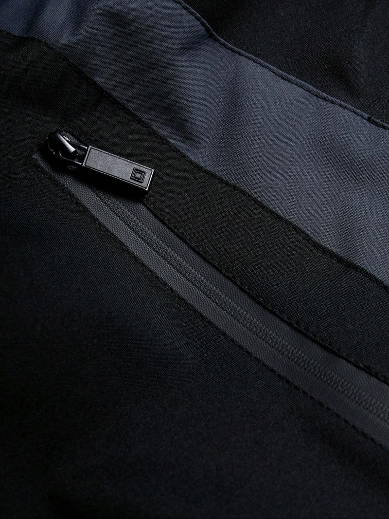 Men's Baseball Jacket High Street Patchwork Print Windproof Coat, Fashion College Style Long Sleeve Outerwear for All Seasons