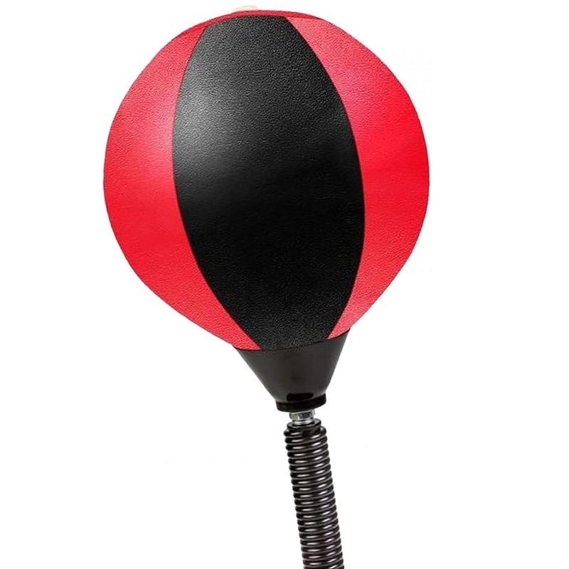 Speedball Boxing Stand Ball, PU Desktop Punching Bag, Inflatable Punching Ball, Ideal for Home Gym, Durable & Portable Design