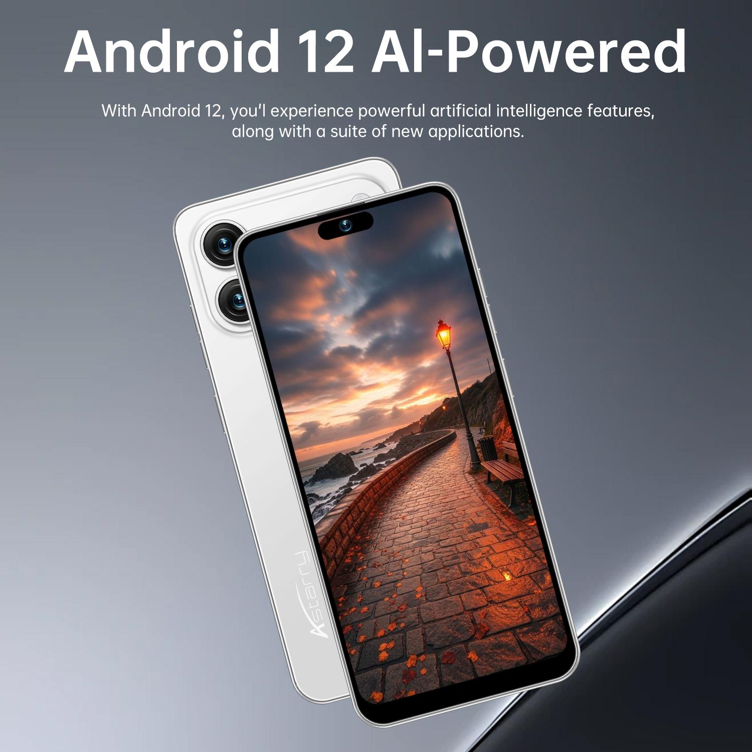 Astarry 17 Pro Max Large Screen Smartphone Cellphone, 6gb+64GB RAM, 6.93-Inch Full Screen, 5000mah Battery, 16+20mp Camera, Face & Fingerprint Unlock
