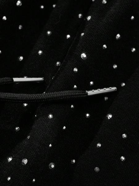 Men's All over Print Rhinestone Decorated Floral Casual Shorts, Fitted Style for All Seasons, Moderate Fabric Thickness, Casual Fashionable Shorts