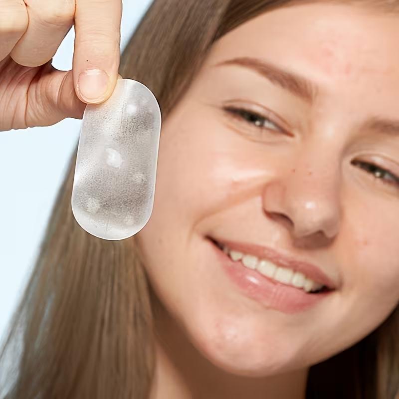 104pcs Acne Patches, Acne Pimple Patch, 5 Shapes, Hyaluronic Acid & Tea Tree Oil, Day and Night Skin Care, Transparent Gel, Anti-Acne Treatment