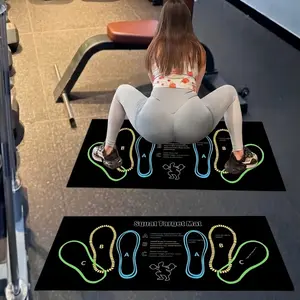 Anti-Slip Squat Pad Set, Durable Non-Skid Training Mat for Home and Gym Use, l deal Exercise Equipment for Fitness Enthusiasts,Gym Accessories, Gym Floor Mat, Exercise Mat Tiles