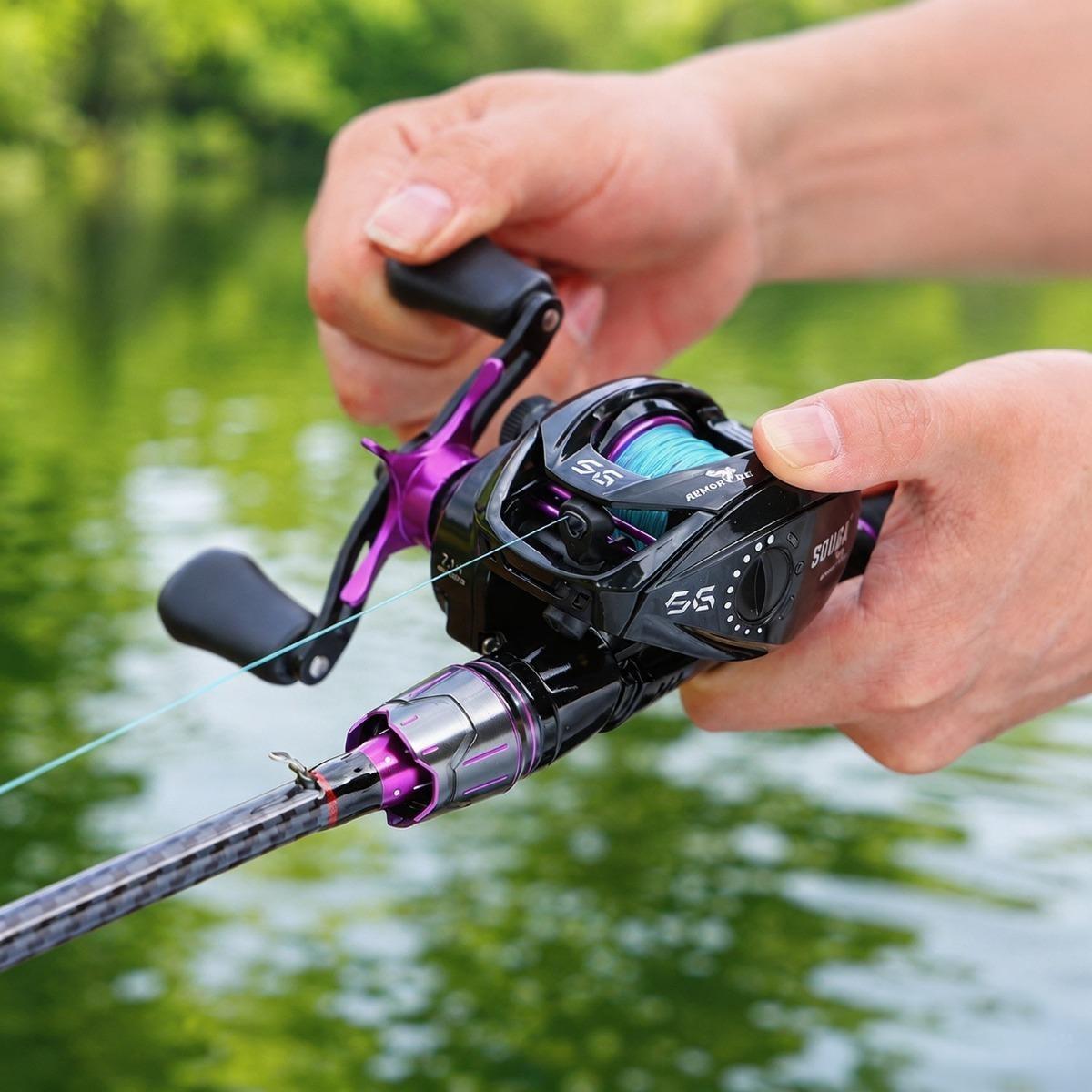 Baitcasting Fishing Reel Ultralight 4+1BB/6+1BB 7.2:1/7.1:1 Gear Ratio DC Baitcaster Reel Smooth and Sensitive, Fishing Reel for Freshwater Saltwater Fishing Baitcasting Fishing Reel Ultralight 4+1BB/6+1BB 7.2:1/7.1:1 Gear Ratio DC Baitcaster Reel Smooth and Sensitive, Fishing Reel for Freshwater Saltwater Fishing